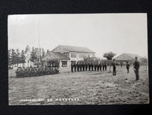 ｈ▲　戦前絵葉書　仙台陸軍幼年学校 教練(三神峯大講堂生徒集会所)　建造物　校舎　風景　光景　レトロ　アンティーク　/pc80_画像1