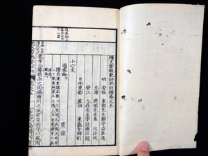 ｆ▲　明治期　続文章軌範評林註釈　巻5　1冊　明治9年　和本　古書　/H04