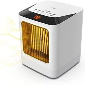 最新3in1 セラミックヒーター 液晶表示25~32℃ 電気ファンヒーター