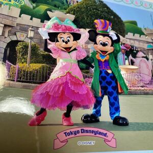 TDR TDL スペシャルフォト 東京ディズニーランド　イースター2012 ミッキー ミニー　グーフィー　プルート　写真　台紙