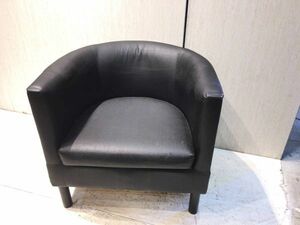 ■6126■椅子 チェア イス ブラック 黒 丸形 スツール 飾り 置物 インテリア
