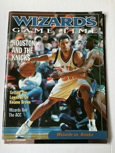 ワシントンウィザーズ ゲームプログラム 02-03シーズン マイケルジョーダン NBA Washington Wizards.Jordan.HOOP誌付き