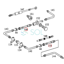 ベンツ R129 フロント ブレーキホース 左右共通 SL320 SL500 SL600 1294281035 出荷締切18時_画像2