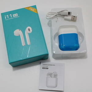a06184i11 TWS Bluetooth 5.0 ヘッドセット ワイヤレス ヘッドホン 高音質 左右分離型 マイク内蔵 ホワイト【アウトレット】