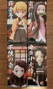 鬼滅の刃 ワールドコレクタブルフィギュア 無限列車編 禰豆子 善逸 無惨様の前だぞ 鬼舞辻無惨 魘夢 4個 セット未開封品