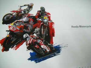 *2022 year . peace 4 year unused Honda motorcycle racing Motor Sport calendar JRR*