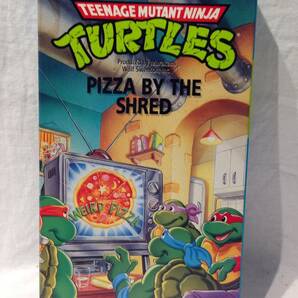 ★4619★送料込み★VHS TEENAGE MUTANT NINJA TURTLES PIZZA BY THE SHRED USA版 ビデオテープの画像1