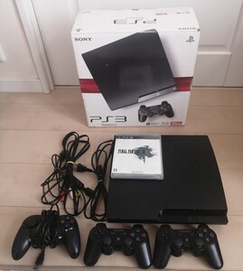 PS3本体 CECH-2000A ワイヤレスコントローラー2個 有線コントローラー1個 ファイナルファンタジXlllセット