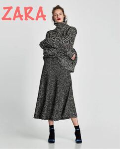 sale!新品タグ付き☆ZARAザラ☆ニット編み込みツイードスカート