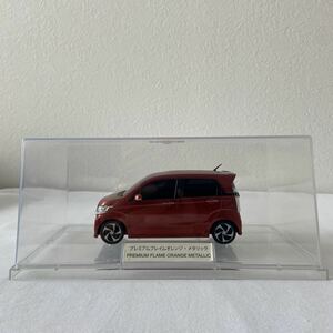 非売品 HONDA ディーラー特注 1/24 ホンダ N-WGN Custom プレミアムフレイムオレンジメタリック カスタム 完成品 ミニカー カラーサンプル