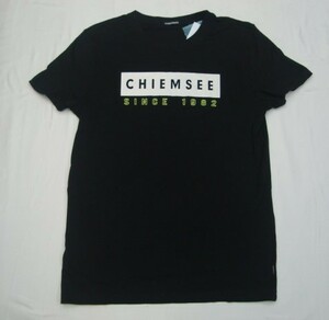 新品CHIEMSEE(キムジー)メンズTシャツFILSO (19-3911 DEEP BLACK) Sサイズ