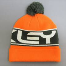 オークリー 911432 7BR FACTORY CUFF BEANIE ボルドオレンジ OAKLEY ファクトリー カフ ビーニー BOLD ORANGE ニット帽 定形外送料無料_画像2