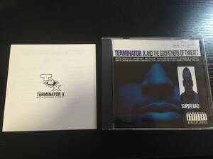 Terminator X And The Godfathers Of Threatt super bad ターミネーターX 94年 国内盤 CD パブリック・エナミー public enemy