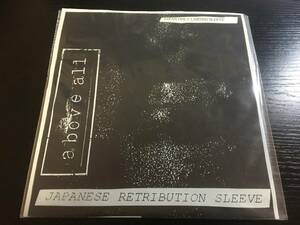 【未使用】 Above All Saviour Flexi 7ep ソノシート retribution ver. limited30 歌詞対訳付 nyhc state craft crystal lake earth crisis