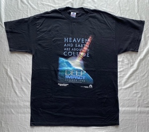 DEEP IMPACT ディープ インパクト　Tシャツ　XL　映画 ムービー プロモ　ビンテージ　