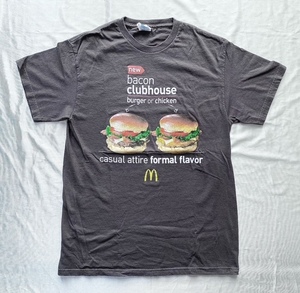 McDonald's マクドナルド　ベーコンクラブハウス　Tシャツ　M　ハンバーガー　グランクラブハウス