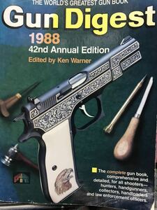 同梱取置歓迎古洋書「GUN DIGEST １９８８」銃鉄砲武器兵器ハンドガンピストル