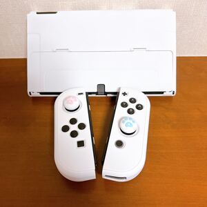 任天堂switch ニンテンドースイッチOLED有機ELハードカバー&スティックカバーセット 分体式保護ケース ジョイコンカバー