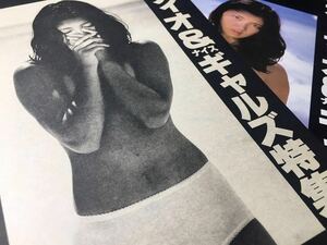 木内葉子●切り抜き●モデル グラビア 昔の古い広告 昭和レトロ●お宝