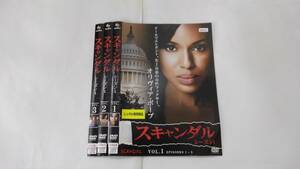 Y9 03065 スキャンダル シーズン1～5 計45枚セット ケリー・ワシントン DVD 送料無料 レンタル専用 吹替有