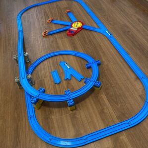 プラレール 坂曲線レール 転車台 車両止め 坂レール レール