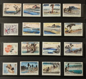 国際文通週間。2013年(平成25)~2016年(平成28) 4set×4年の16種類。美品。記念切手。切手。文通週間。趣味週間。