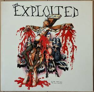 【1986年4曲入り12”EP/UKオリジナル貴重盤/状態良好即決盤】 THE EXPLOITED / Jesus Is Dead EP