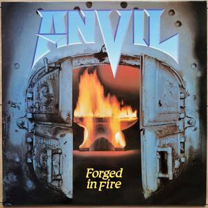 【1983年3rd/希少！フランスプレスオリジナル盤/ATTIC LAT 1170/保存状態良好即決盤】ANVIL / Forged In Fire