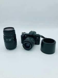 Canon キャノン EOS Kiss フィルム カメラ 一眼レフ SIGMA レンズ 28-80mm 70-300mm 動作未確認