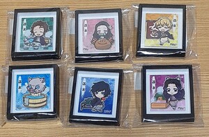 鬼滅の刃 額縁マグネット 温泉限定 温泉ver. 全6種セット 炭治郎&禰豆子&善逸&伊之助&義勇&しのぶ