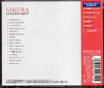 【中古CD】SAKURA/ゴールデン☆ベスト_画像2