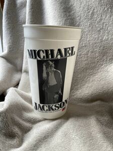 【値下げしました】マイケル・ジャクソン　プラスチックカップ(写真プリント)