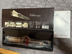 ほぼ新品☆クレイツcreate ION HYBRID 2WAYクレイツイオン ヘアアイロン カール ストレート