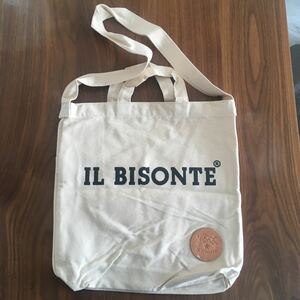 《新品未使用》イルビゾンテ IL BISONTE キャンバス ショルダー バッグ