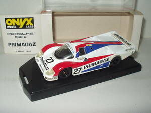 Onyx Made in Portugal Porsche 962-C #27 1990 LeMans PRIMAGAZ / ポルトガル製オニキス 1990ルマン ポルシェ 962-C