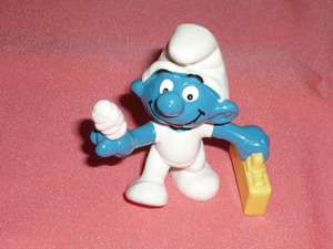 激レア！カワイイ♪ ＳＭＵＲＦ スマーフ キャラクター マスコットフィギュア⑦