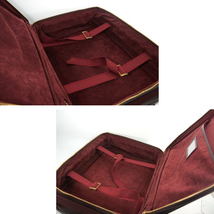 【極美品】ルイヴィトン Louis Vuitton タイガ サテライト53 スーツケース アカジュー ボストン TAIGA BAG 鞄 ショルダーバッグ M30096_画像9