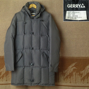  slope coat [GERRY SLOPE COAT] 90s Charcoal Gray Down Jacket / 90 period down coat jacket Jerry Vintage 70s80s