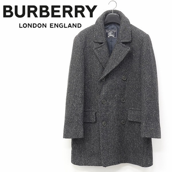 極上】Burberrys バーバリー ハリスツイードコート バルマカーンコート
