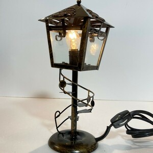 【未使用 / 即決】 アンティーク調ランプ ANTIQUE STREET LAMP 昭和レトロ 1991年製 No.11230-5