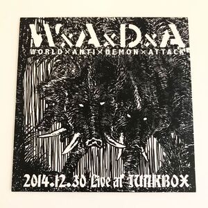 【ハードコア】WxAxDxA / 2014.12.30 Live at JUNKBOX 検) YxAxD Die You Bastard! 鉄アレイ Slight Slappers Paintbox Lip Cream Cocobat