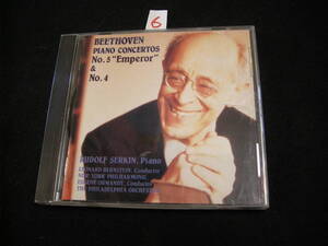 ⑥CD!　BEETHOVEN ベートーヴェン ピアノ 協奏曲第5番　変ホ長調７３　皇帝