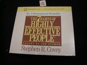 ⑭輸入盤CD!　THE 7 HABITS OF EFFECTIVE PEOPLE Stephen R.Covey　2枚組