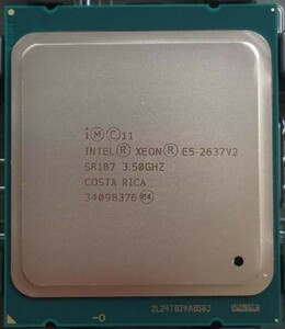 2個セット Intel Xeon E5-2637 v2 SR1B7 4C 3.5GHz 15MB 130W LGA2011 DDR3-1866