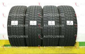 215/60R16 95Q Dunlop WINTERMAXX WM02 中古 スタッドレスタイヤ 4本セット 送料無料 215/60/16 ダンロップ U92.D