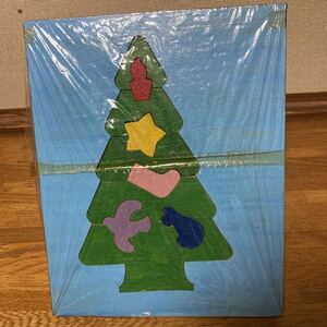  hand made Christmas tree puzzle . decoration 