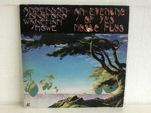 LD/ANDERSON,BRUFORD,WAKEMAN,HOWE:AN EVENING OF YES MUSIC PLUS…/2枚組/状態難あり/解説書付き ビデオアーツ VALJ-3395/6 【M006】