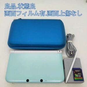 ニンテンドー3DS LL ミント×ホワイト【良品.状態良】【当日〜翌日発送】 3DSLL