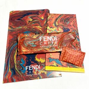 ★新品未使用★ 期間限定　FENDI cafe フェンディ　マスクケース　おしぼり　シュガー　砂糖　紙ナプキン　4点セット　