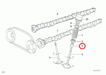 BMWセダンE46ツーリング320i323i325i325xi328i330i330xiバルブステムシール12個11349064457リペアキット3シリーズM52M54M56コンパクト325ti_画像3